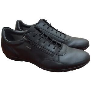 Geox Symbol Man Leather Shoes Size 47 US 13